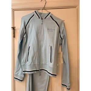 NWT Vertigo Light Blue Playsuit with stretch!